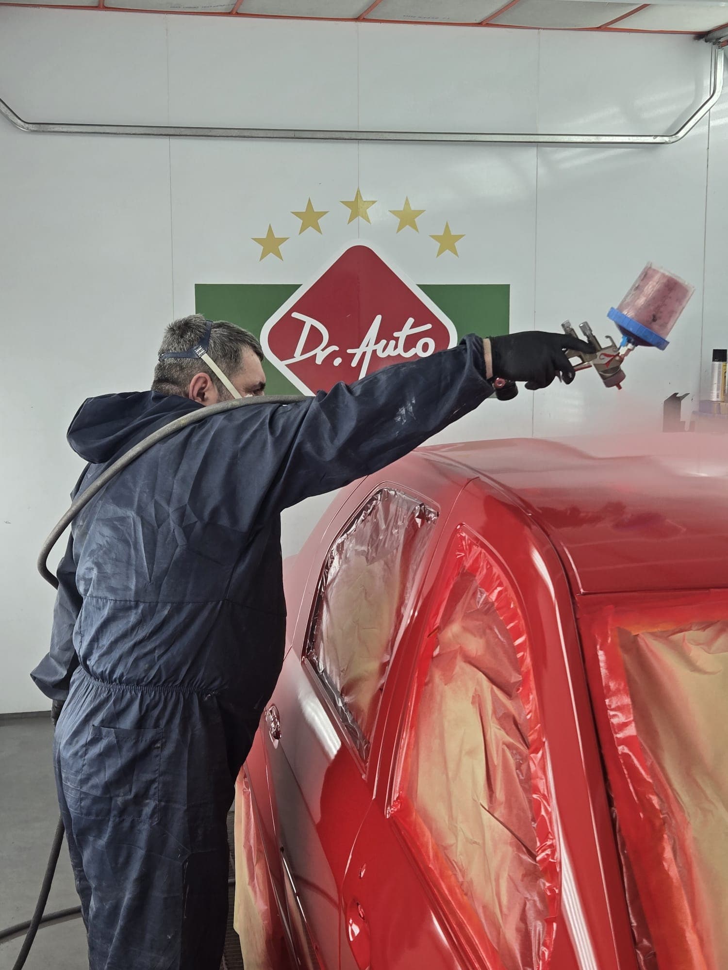 Vopsitorie auto Sibiu — aplicare lac profesional Dr. Auto